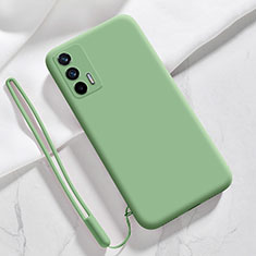 Coque Ultra Fine Silicone Souple 360 Degres Housse Etui YK1 pour Realme Q3 Pro 5G Vert