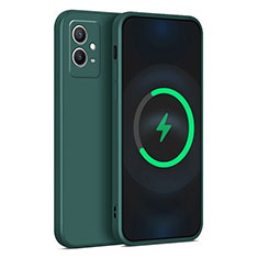 Coque Ultra Fine Silicone Souple 360 Degres Housse Etui YK1 pour Vivo iQOO Z6 5G Vert Nuit