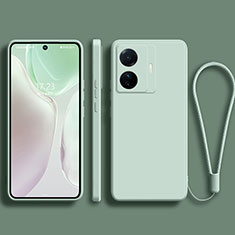 Coque Ultra Fine Silicone Souple 360 Degres Housse Etui YK1 pour Vivo iQOO Z6 Pro 5G Pastel Vert