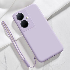 Coque Ultra Fine Silicone Souple 360 Degres Housse Etui YK1 pour Vivo V29 Lite 5G Violet Clair