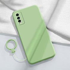 Coque Ultra Fine Silicone Souple 360 Degres Housse Etui YK1 pour Vivo Y11s Vert