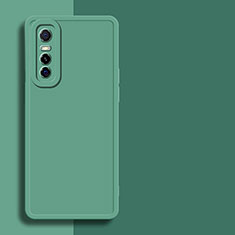 Coque Ultra Fine Silicone Souple 360 Degres Housse Etui YK1 pour Vivo Y73s 5G Vert