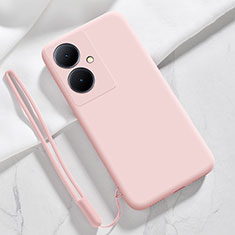 Coque Ultra Fine Silicone Souple 360 Degres Housse Etui YK1 pour Vivo Y78 Plus 5G Rose