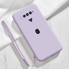 Coque Ultra Fine Silicone Souple 360 Degres Housse Etui YK1 pour Xiaomi Black Shark 4S 5G Violet Clair