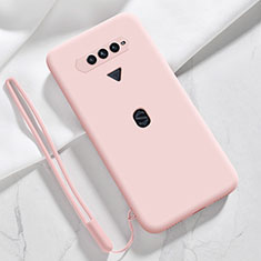 Coque Ultra Fine Silicone Souple 360 Degres Housse Etui YK1 pour Xiaomi Black Shark 4S Pro 5G Rose