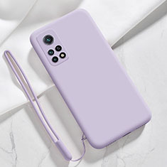 Coque Ultra Fine Silicone Souple 360 Degres Housse Etui YK1 pour Xiaomi Mi 10T Pro 5G Violet Clair