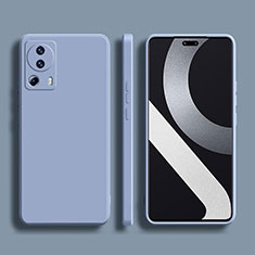 Coque Ultra Fine Silicone Souple 360 Degres Housse Etui YK1 pour Xiaomi Mi 12 Lite NE 5G Gris Lavende