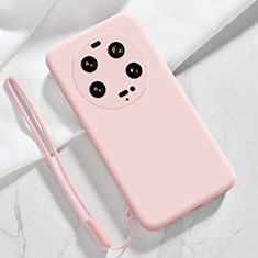 Coque Ultra Fine Silicone Souple 360 Degres Housse Etui YK1 pour Xiaomi Mi 13 Ultra 5G Rose