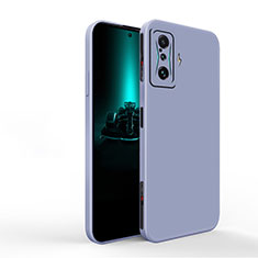 Coque Ultra Fine Silicone Souple 360 Degres Housse Etui YK1 pour Xiaomi Poco F4 GT 5G Gris Lavende