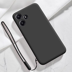 Coque Ultra Fine Silicone Souple 360 Degres Housse Etui YK1 pour Xiaomi Poco M6 Pro 5G Noir