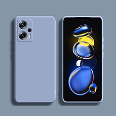 Coque Ultra Fine Silicone Souple 360 Degres Housse Etui YK1 pour Xiaomi Poco X4 GT 5G Gris Lavende