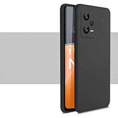Coque Ultra Fine Silicone Souple 360 Degres Housse Etui YK1 pour Xiaomi Poco X5 5G Noir