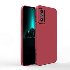 Coque Ultra Fine Silicone Souple 360 Degres Housse Etui YK1 pour Xiaomi Redmi K50 Gaming 5G Rouge