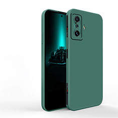 Coque Ultra Fine Silicone Souple 360 Degres Housse Etui YK1 pour Xiaomi Redmi K50 Gaming 5G Vert