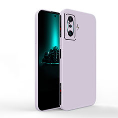 Coque Ultra Fine Silicone Souple 360 Degres Housse Etui YK1 pour Xiaomi Redmi K50 Gaming 5G Violet Clair