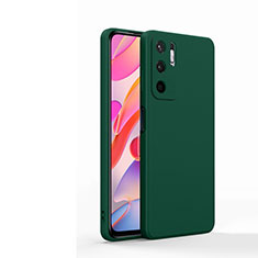 Coque Ultra Fine Silicone Souple 360 Degres Housse Etui YK1 pour Xiaomi Redmi Note 10T 5G Vert