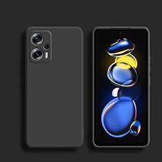 Coque Ultra Fine Silicone Souple 360 Degres Housse Etui YK1 pour Xiaomi Redmi Note 11T Pro+ Plus 5G Noir