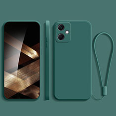 Coque Ultra Fine Silicone Souple 360 Degres Housse Etui YK1 pour Xiaomi Redmi Note 12R Pro 5G Vert Nuit