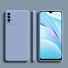 Coque Ultra Fine Silicone Souple 360 Degres Housse Etui YK1 pour Xiaomi Redmi Note 9 4G Gris Lavende