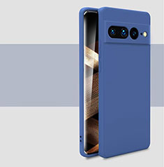 Coque Ultra Fine Silicone Souple 360 Degres Housse Etui YK2 pour Google Pixel 7 Pro 5G Bleu