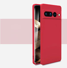 Coque Ultra Fine Silicone Souple 360 Degres Housse Etui YK2 pour Google Pixel 7 Pro 5G Rouge