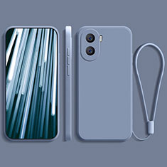 Coque Ultra Fine Silicone Souple 360 Degres Housse Etui YK2 pour Huawei Honor X40i 5G Gris Lavende