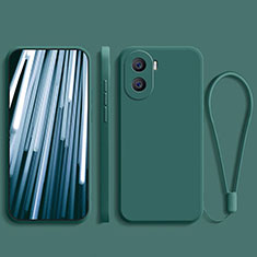 Coque Ultra Fine Silicone Souple 360 Degres Housse Etui YK2 pour Huawei Honor X40i 5G Vert