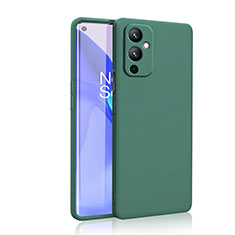 Coque Ultra Fine Silicone Souple 360 Degres Housse Etui YK2 pour OnePlus 9 5G Vert Nuit