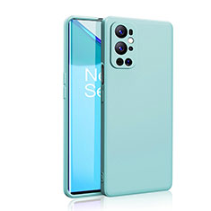 Coque Ultra Fine Silicone Souple 360 Degres Housse Etui YK2 pour OnePlus 9 Pro 5G Bleu Clair