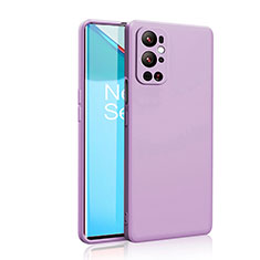 Coque Ultra Fine Silicone Souple 360 Degres Housse Etui YK2 pour OnePlus 9 Pro 5G Violet