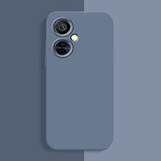 Coque Ultra Fine Silicone Souple 360 Degres Housse Etui YK2 pour OnePlus Nord CE 3 5G Gris Lavende