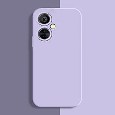 Coque Ultra Fine Silicone Souple 360 Degres Housse Etui YK2 pour OnePlus Nord CE 3 5G Violet Clair