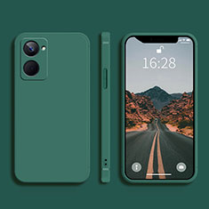 Coque Ultra Fine Silicone Souple 360 Degres Housse Etui YK2 pour Realme 10 Pro 5G Vert Nuit