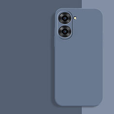 Coque Ultra Fine Silicone Souple 360 Degres Housse Etui YK2 pour Realme 10S 5G Gris Lavende