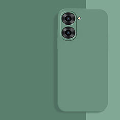 Coque Ultra Fine Silicone Souple 360 Degres Housse Etui YK2 pour Realme 10S 5G Vert Nuit