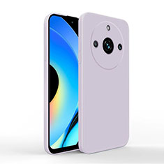 Coque Ultra Fine Silicone Souple 360 Degres Housse Etui YK2 pour Realme 11 Pro 5G Violet Clair