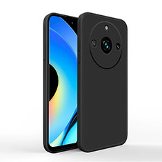 Coque Ultra Fine Silicone Souple 360 Degres Housse Etui YK2 pour Realme 11 Pro+ Plus 5G Noir