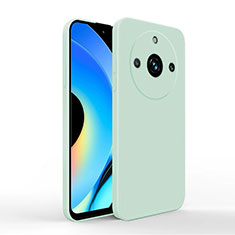 Coque Ultra Fine Silicone Souple 360 Degres Housse Etui YK2 pour Realme 11 Pro+ Plus 5G Pastel Vert