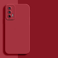 Coque Ultra Fine Silicone Souple 360 Degres Housse Etui YK2 pour Realme Q3 Pro 5G Rouge