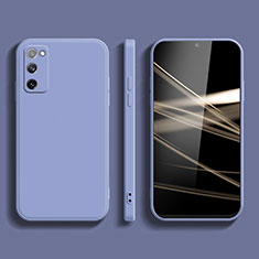 Coque Ultra Fine Silicone Souple 360 Degres Housse Etui YK2 pour Samsung Galaxy S20 Gris Lavende