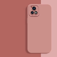 Coque Ultra Fine Silicone Souple 360 Degres Housse Etui YK2 pour Vivo iQOO U3x 5G Rose