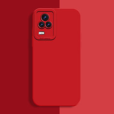 Coque Ultra Fine Silicone Souple 360 Degres Housse Etui YK2 pour Vivo V21 5G Rouge