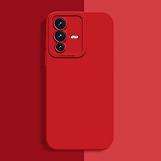 Coque Ultra Fine Silicone Souple 360 Degres Housse Etui YK2 pour Vivo V23 Pro 5G Rouge