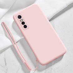 Coque Ultra Fine Silicone Souple 360 Degres Housse Etui YK2 pour Vivo Y73s 5G Rose