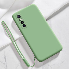 Coque Ultra Fine Silicone Souple 360 Degres Housse Etui YK2 pour Vivo Y73s 5G Vert