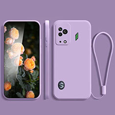 Coque Ultra Fine Silicone Souple 360 Degres Housse Etui YK2 pour Xiaomi Black Shark 5 5G Violet Clair