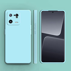 Coque Ultra Fine Silicone Souple 360 Degres Housse Etui YK2 pour Xiaomi Mi 13 Pro 5G Cyan