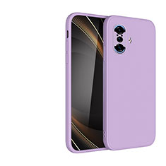 Coque Ultra Fine Silicone Souple 360 Degres Housse Etui YK2 pour Xiaomi Poco F3 GT 5G Violet