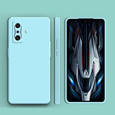 Coque Ultra Fine Silicone Souple 360 Degres Housse Etui YK2 pour Xiaomi Poco F4 GT 5G Cyan