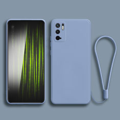 Coque Ultra Fine Silicone Souple 360 Degres Housse Etui YK2 pour Xiaomi POCO M3 Pro 5G Gris Lavende